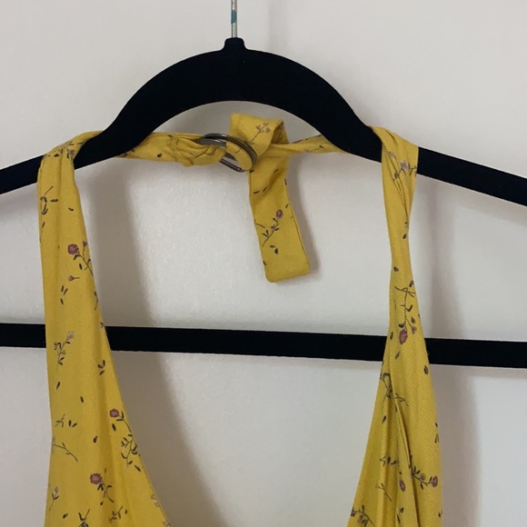 RVCA Yellow Halter Dress - Picture 3 of 4